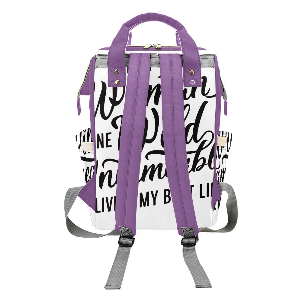 I Am a Woman Gone Wild Multi-Function Backpack