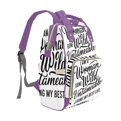 I Am a Woman Gone Wild Multi-Function Backpack