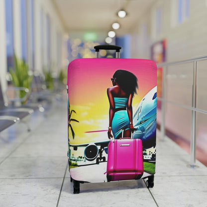 Jet Setter Collection Catching Flights Suitcase Luggage Cover