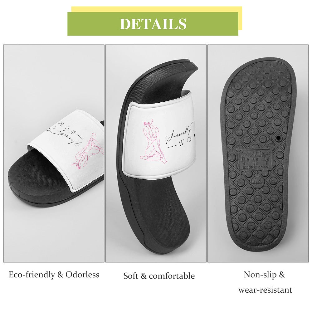 Sensually Empowered Woman home slippers (men's and women's)