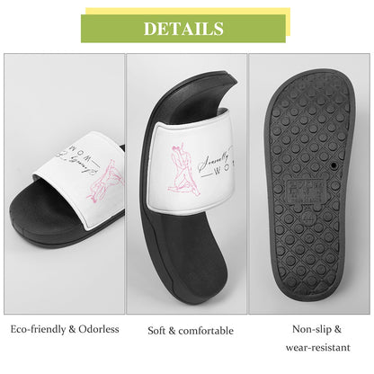 Sensually Empowered Woman home slippers (men's and women's)