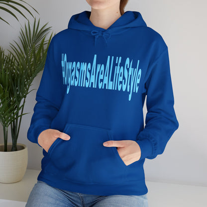 #OrgasmsAreALifeStyle Unisex Heavy Blend™ Hooded Sweatshirt