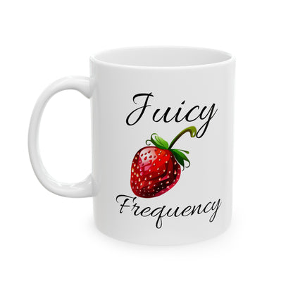 Juicy Frequency Strawberry Ceramic Mug