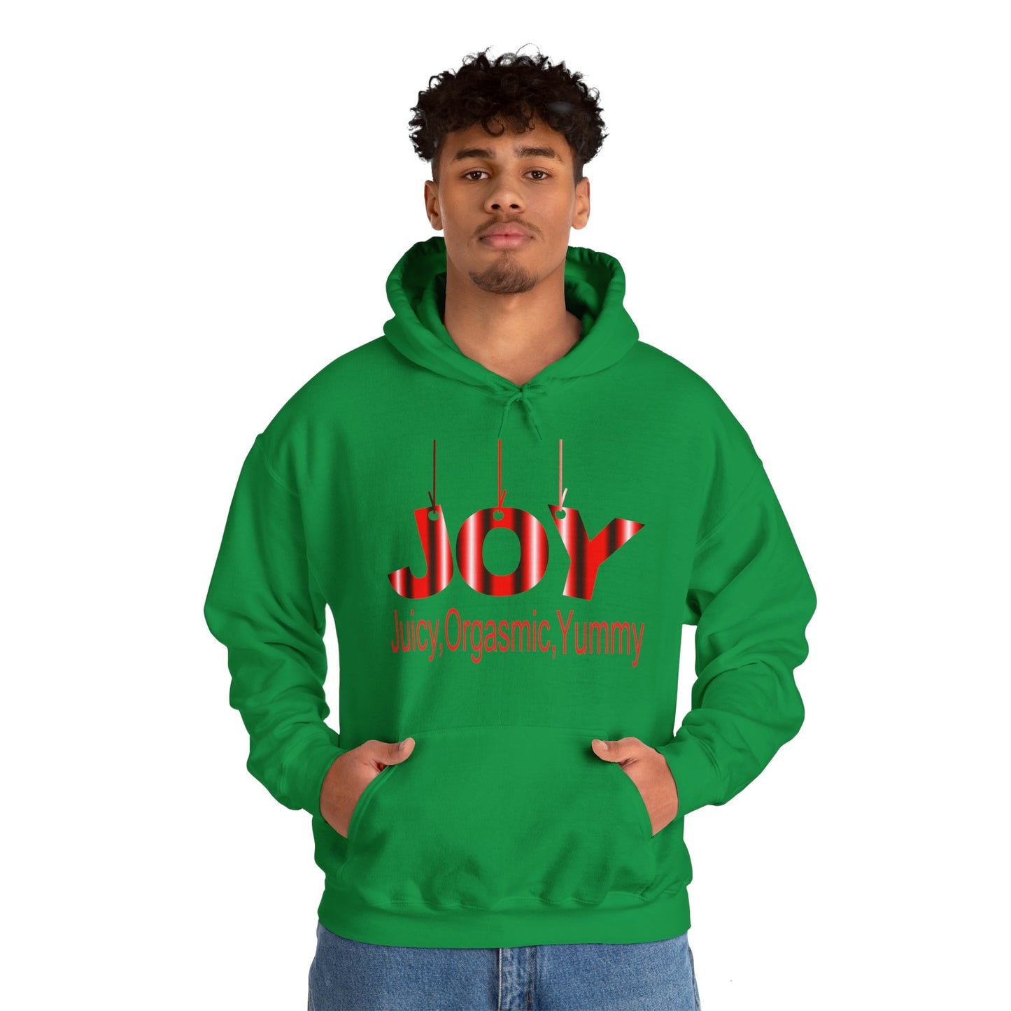 JOY- juicy,orgasmic,yummy  Hooded Sweatshirt