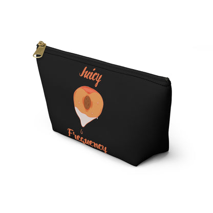 Juicy Frequency Peach Accessory Pouch w T-bottom