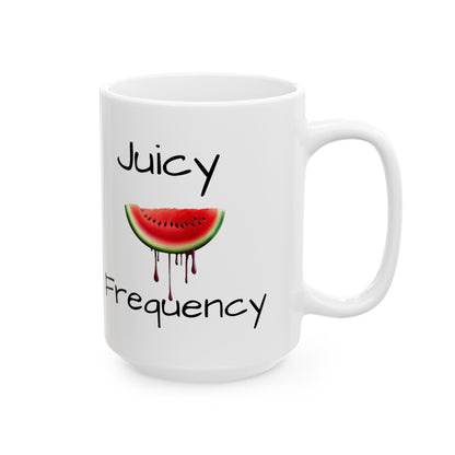 Juicy Frequency Watermelon Ceramic Mug