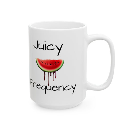 Juicy Frequency Watermelon Ceramic Mug