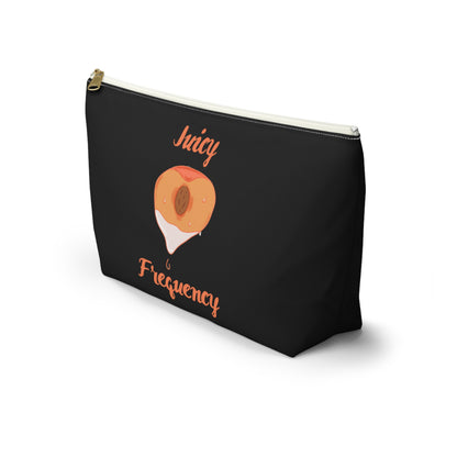 Juicy Frequency Peach Accessory Pouch w T-bottom