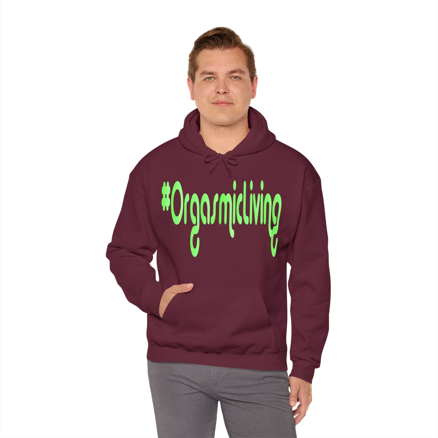 #OrgasmicLiving Hooded Sweatshirt