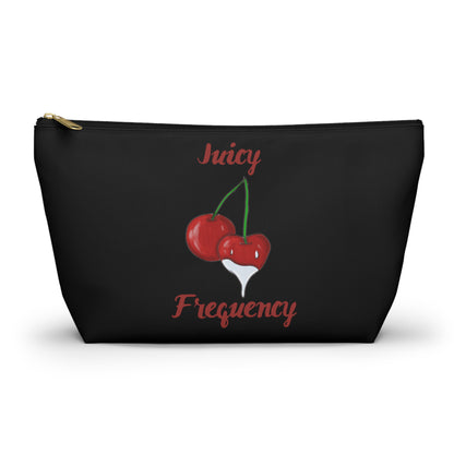 Juicy Frequency Cherries Accessory Pouch w T-bottom