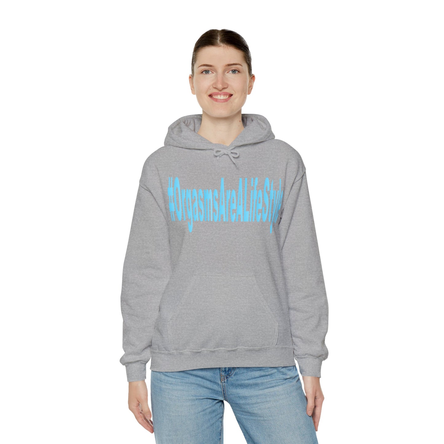 #OrgasmsAreALifeStyle Unisex Heavy Blend™ Hooded Sweatshirt