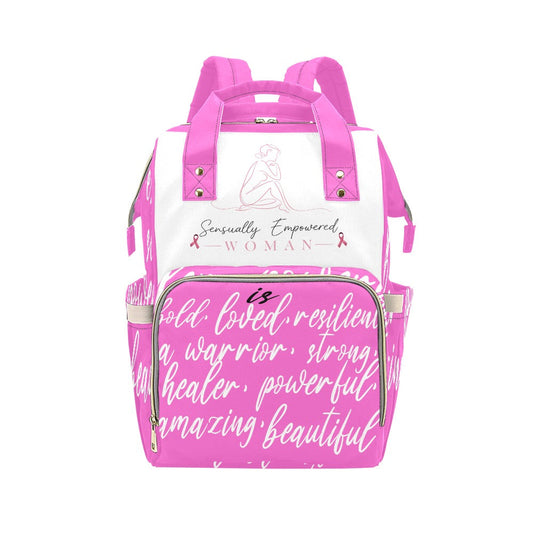 Sensually Empowered Woman Multi-Function Backpack