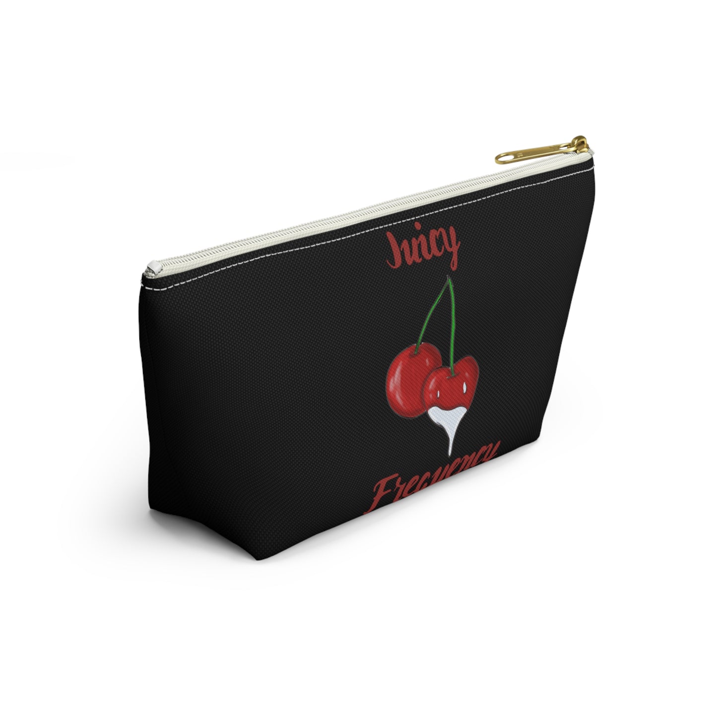 Juicy Frequency Cherries Accessory Pouch w T-bottom