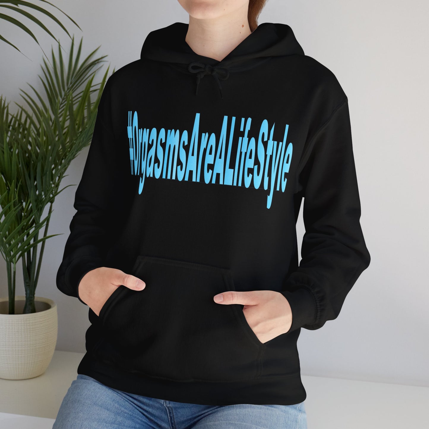 #OrgasmsAreALifeStyle Unisex Heavy Blend™ Hooded Sweatshirt