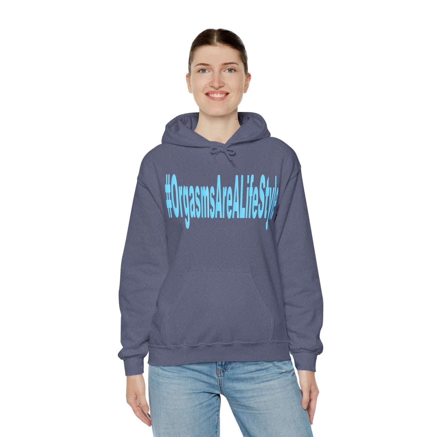 #OrgasmsAreALifeStyle Unisex Heavy Blend™ Hooded Sweatshirt