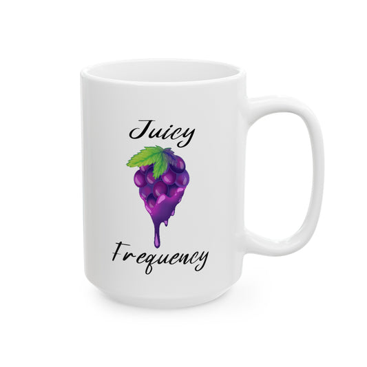 Juicy Frequency Grapes Ceramic Mug