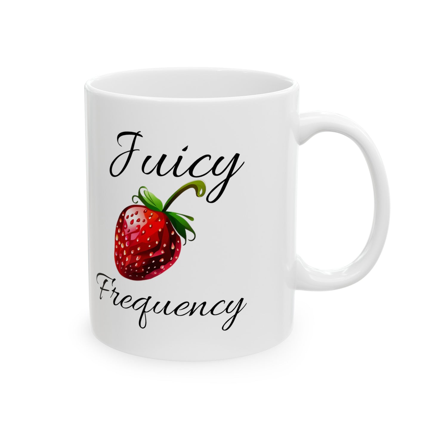 Juicy Frequency Strawberry Ceramic Mug