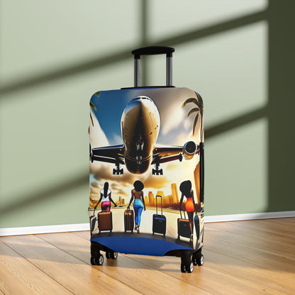 Jet Setter Collection Sisters On the Move Suitcase Luggage Cover