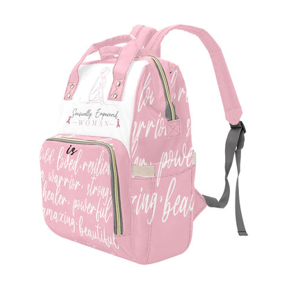 Sensually Empowered Woman Multi-Function Backpack