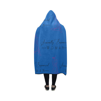 Sensually Empowered Woman Blanket Hooded Blanket 50"x40"