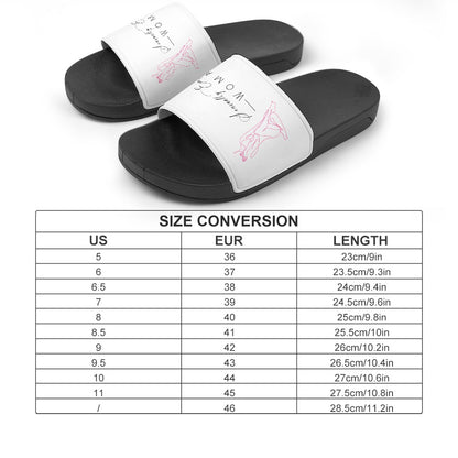 Sensually Empowered Woman home slippers (men's and women's)