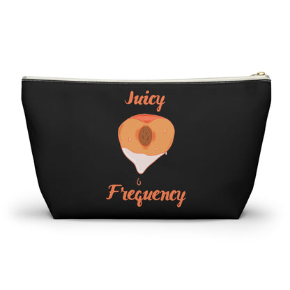 Juicy Frequency Peach Accessory Pouch w T-bottom