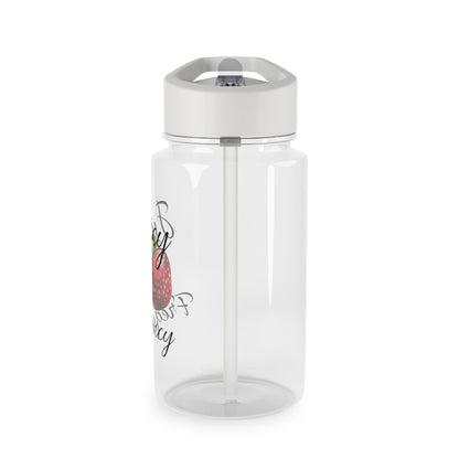 Juicy Frequency Strawberry Woman Tritan Water Bottle