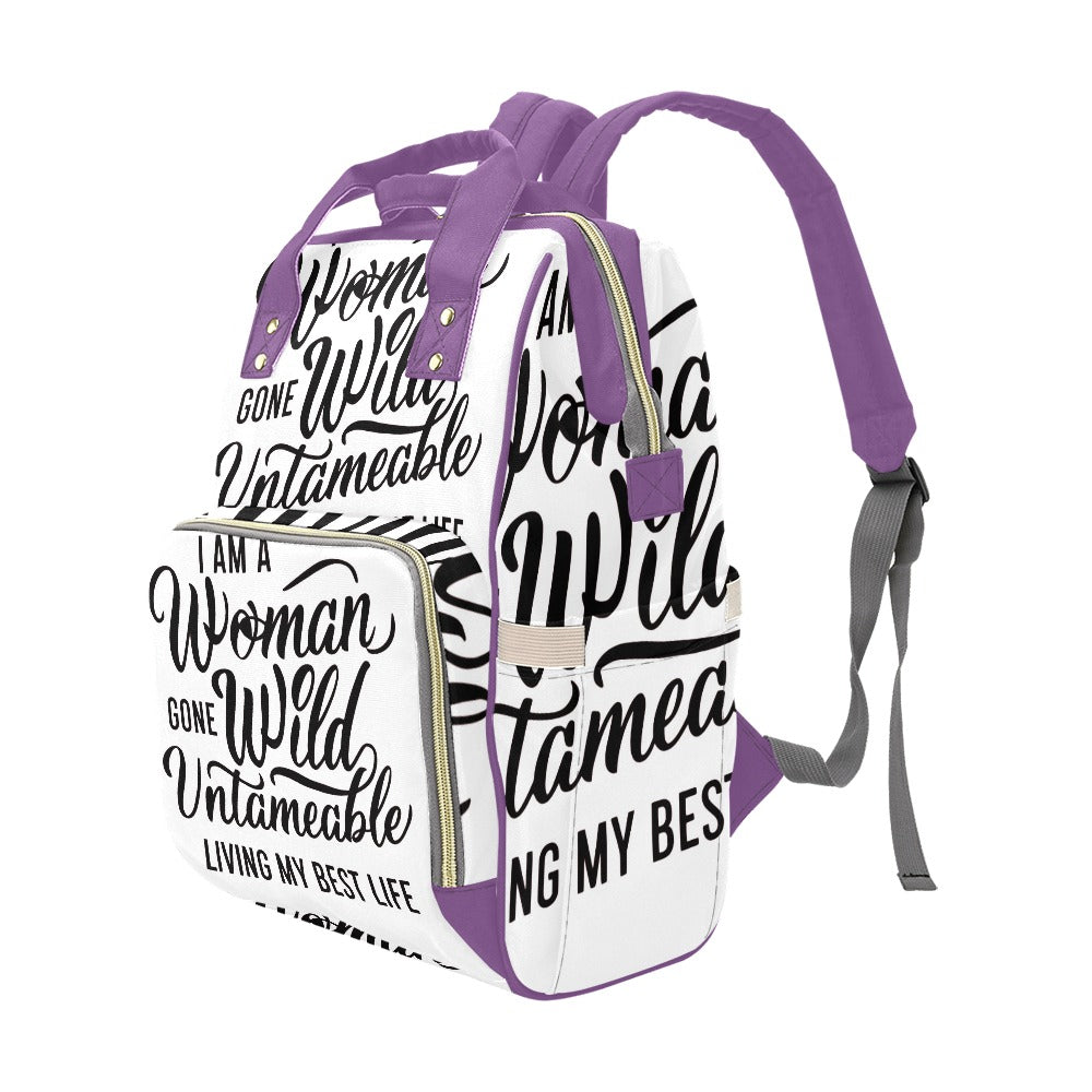 I Am a Woman Gone Wild Multi-Function Backpack