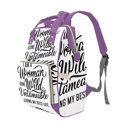 I Am a Woman Gone Wild Multi-Function Backpack