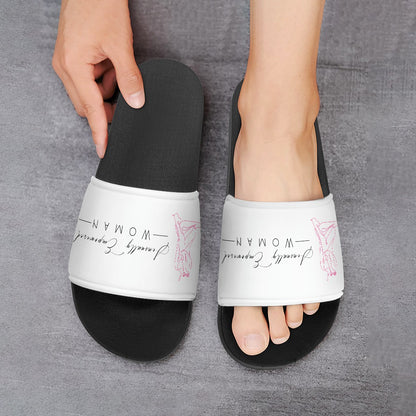 Sensually Empowered Woman home slippers (men's and women's)