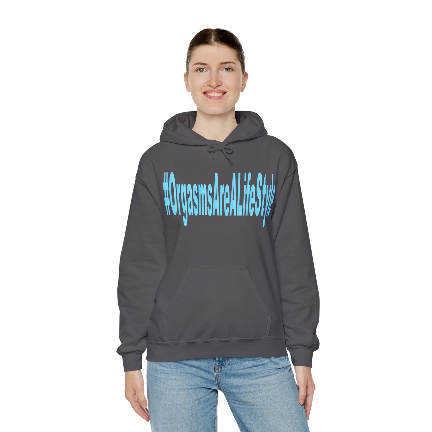 #OrgasmsAreALifeStyle Unisex Heavy Blend™ Hooded Sweatshirt