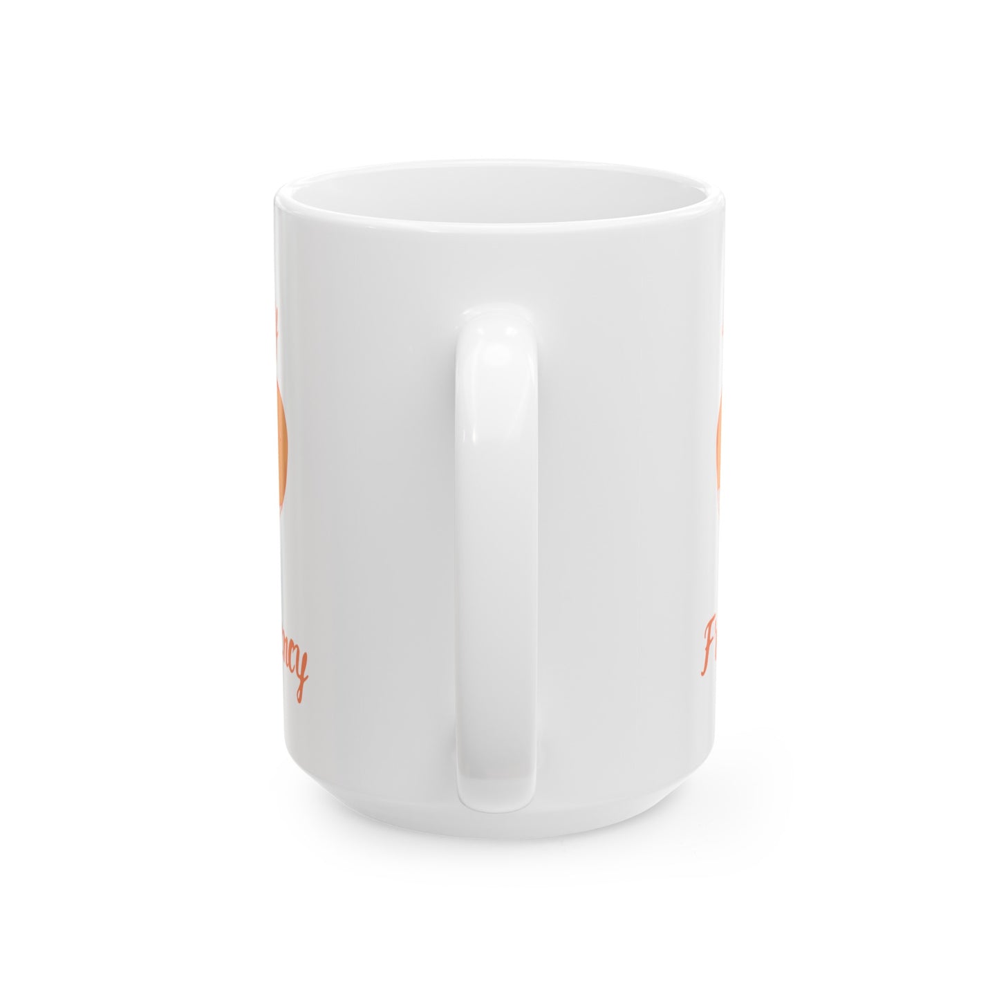 Juicy Frequency Peach Ceramic Mug