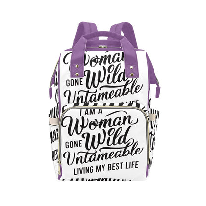 I Am a Woman Gone Wild Multi-Function Backpack