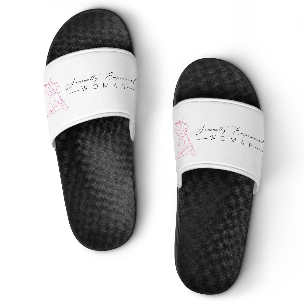 Sensually Empowered Woman home slippers (men's and women's)