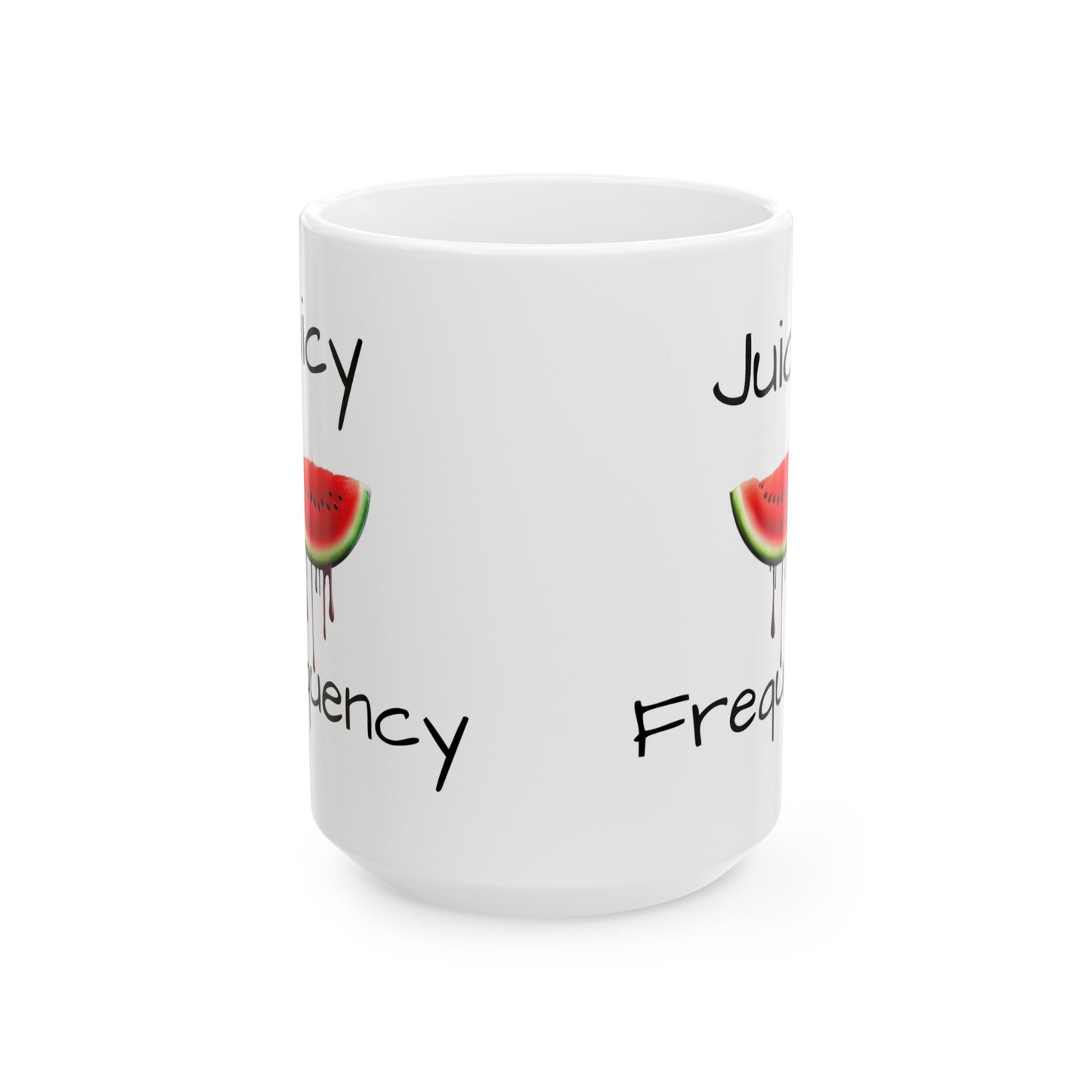 Juicy Frequency Watermelon Ceramic Mug