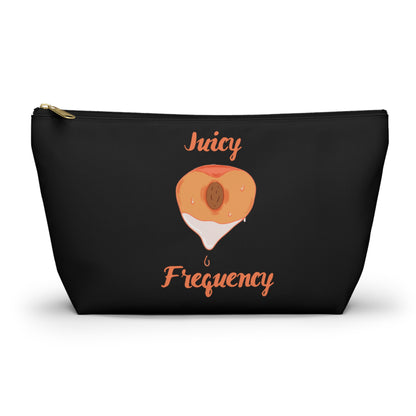 Juicy Frequency Peach Accessory Pouch w T-bottom