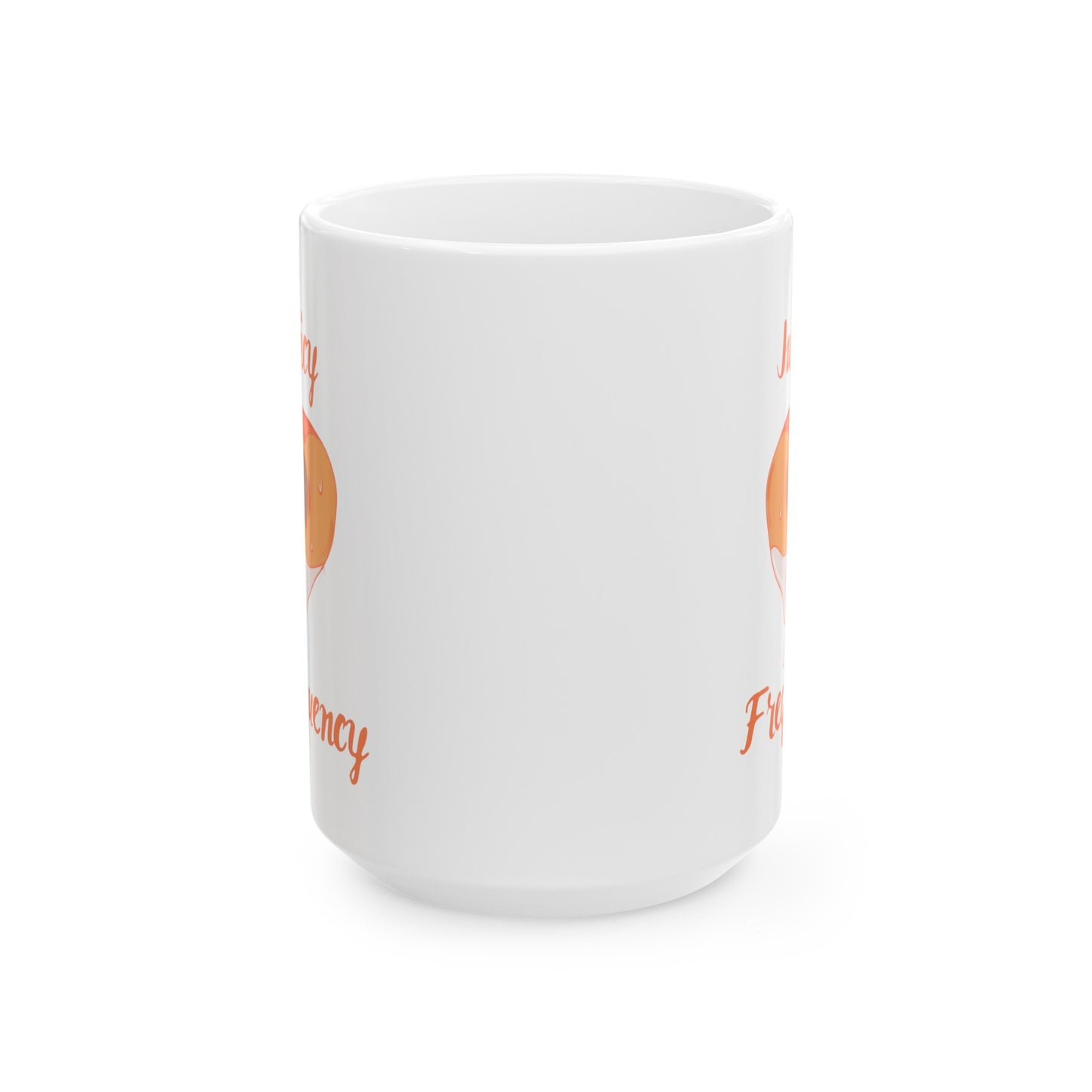 Juicy Frequency Peach Ceramic Mug