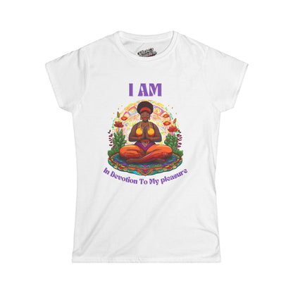 I Am In Devotion to My Pleasure(Purple)  Softstyle Tee