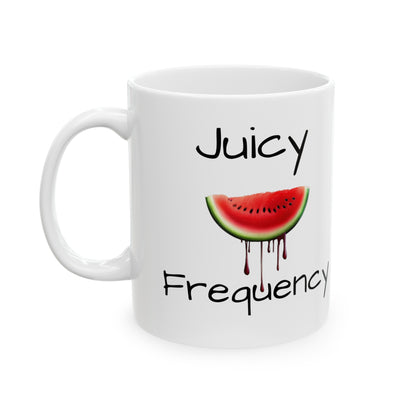 Juicy Frequency Watermelon Ceramic Mug