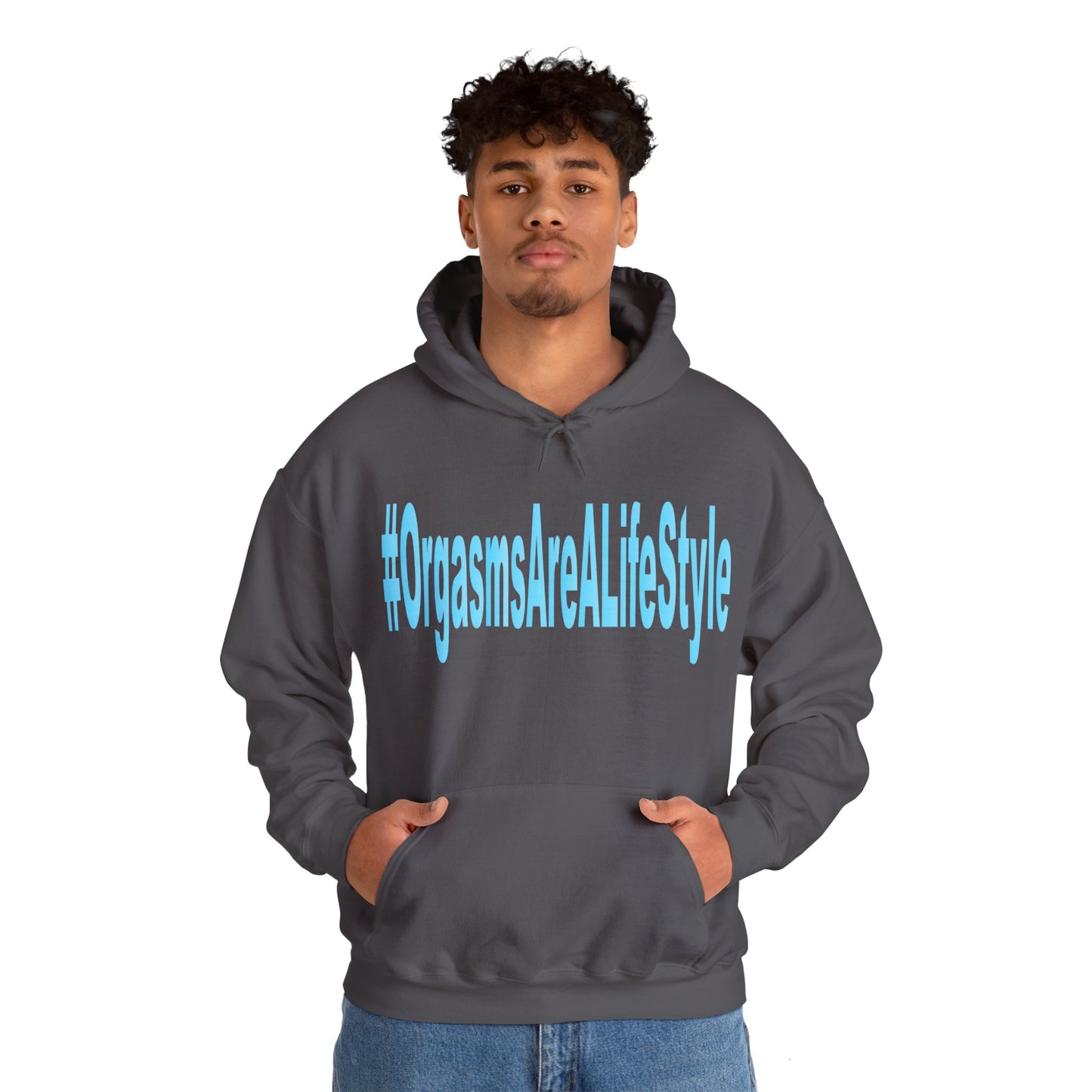 #OrgasmsAreALifeStyle Unisex Heavy Blend™ Hooded Sweatshirt