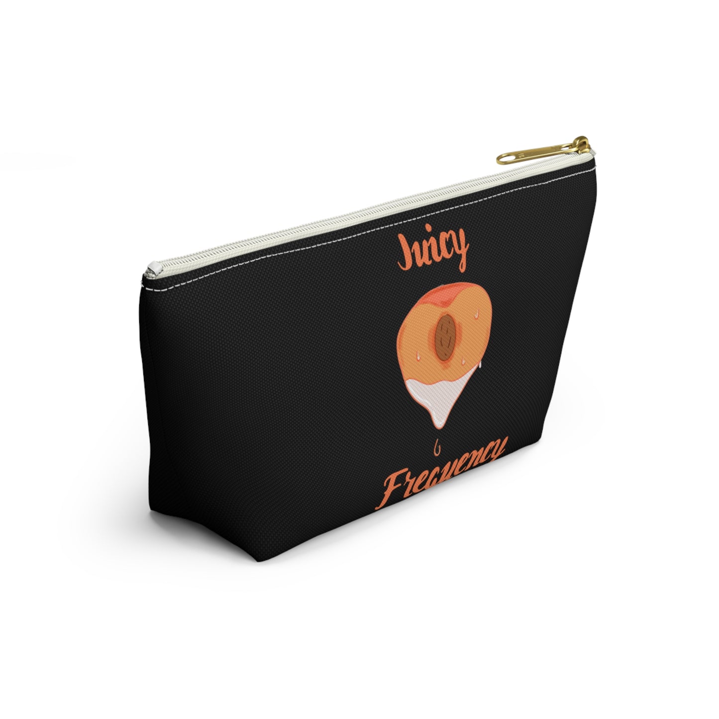 Juicy Frequency Peach Accessory Pouch w T-bottom