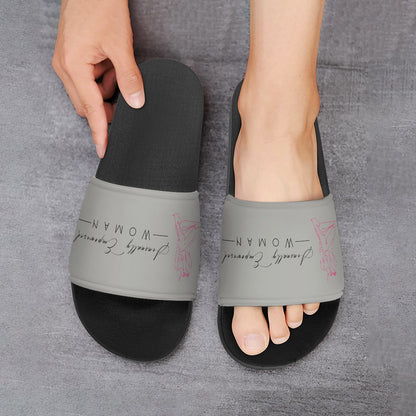 Sensually Empowered Woman home slippers (men's and women's)