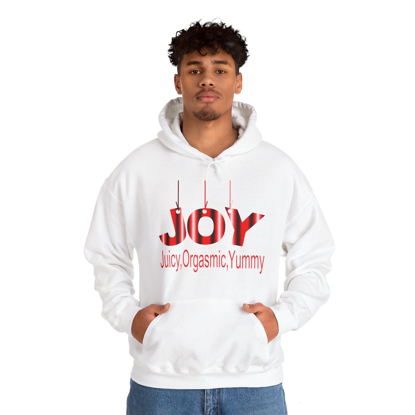 JOY- juicy,orgasmic,yummy  Hooded Sweatshirt