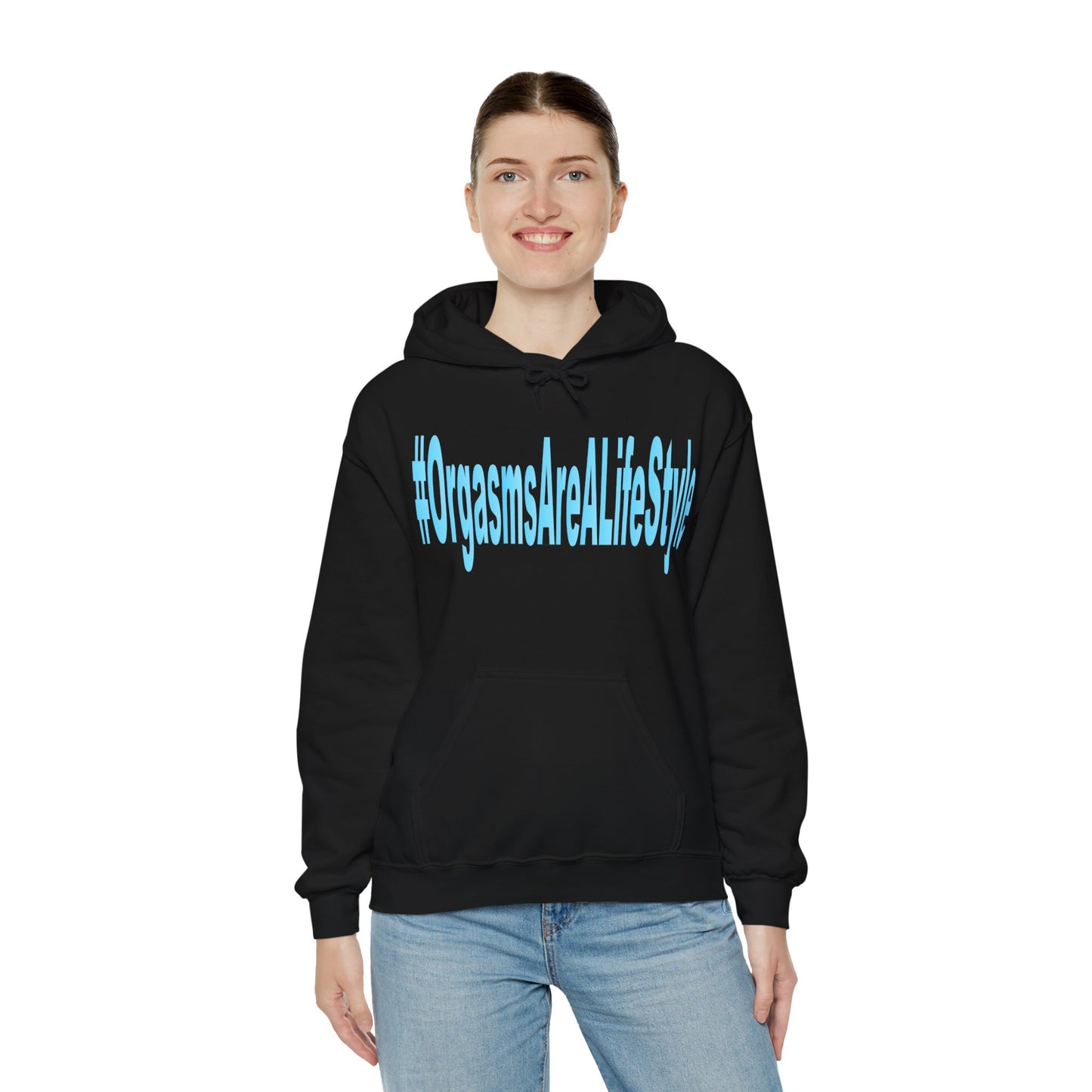 #OrgasmsAreALifeStyle Unisex Heavy Blend™ Hooded Sweatshirt