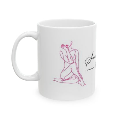 Sensually Empowered Woman Ceramic Mug