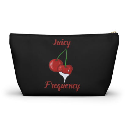 Juicy Frequency Cherries Accessory Pouch w T-bottom