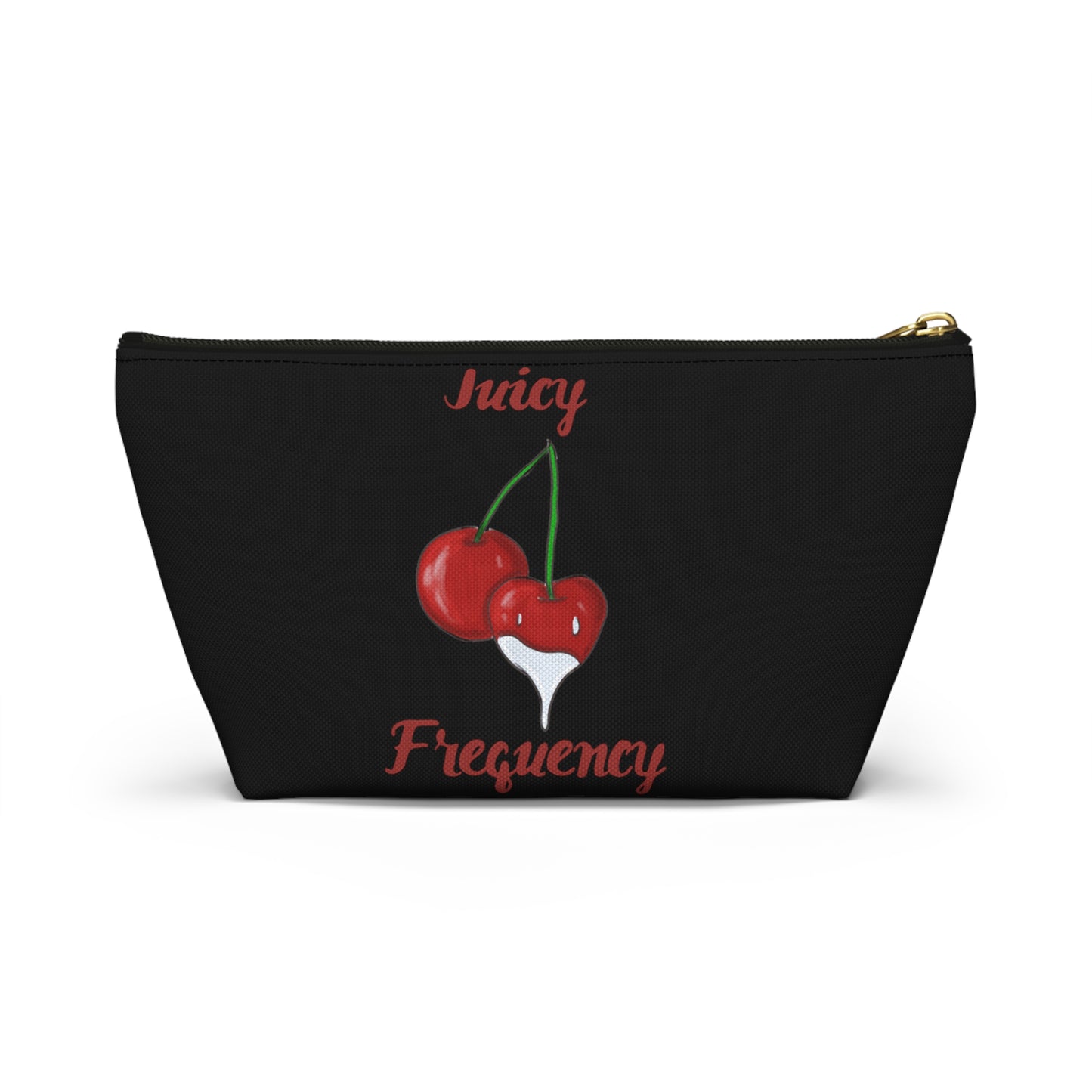 Juicy Frequency Cherries Accessory Pouch w T-bottom