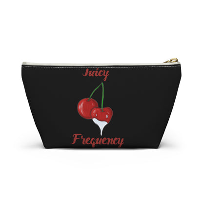 Juicy Frequency Cherries Accessory Pouch w T-bottom