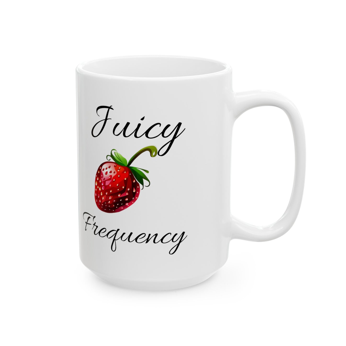 Juicy Frequency Strawberry Ceramic Mug