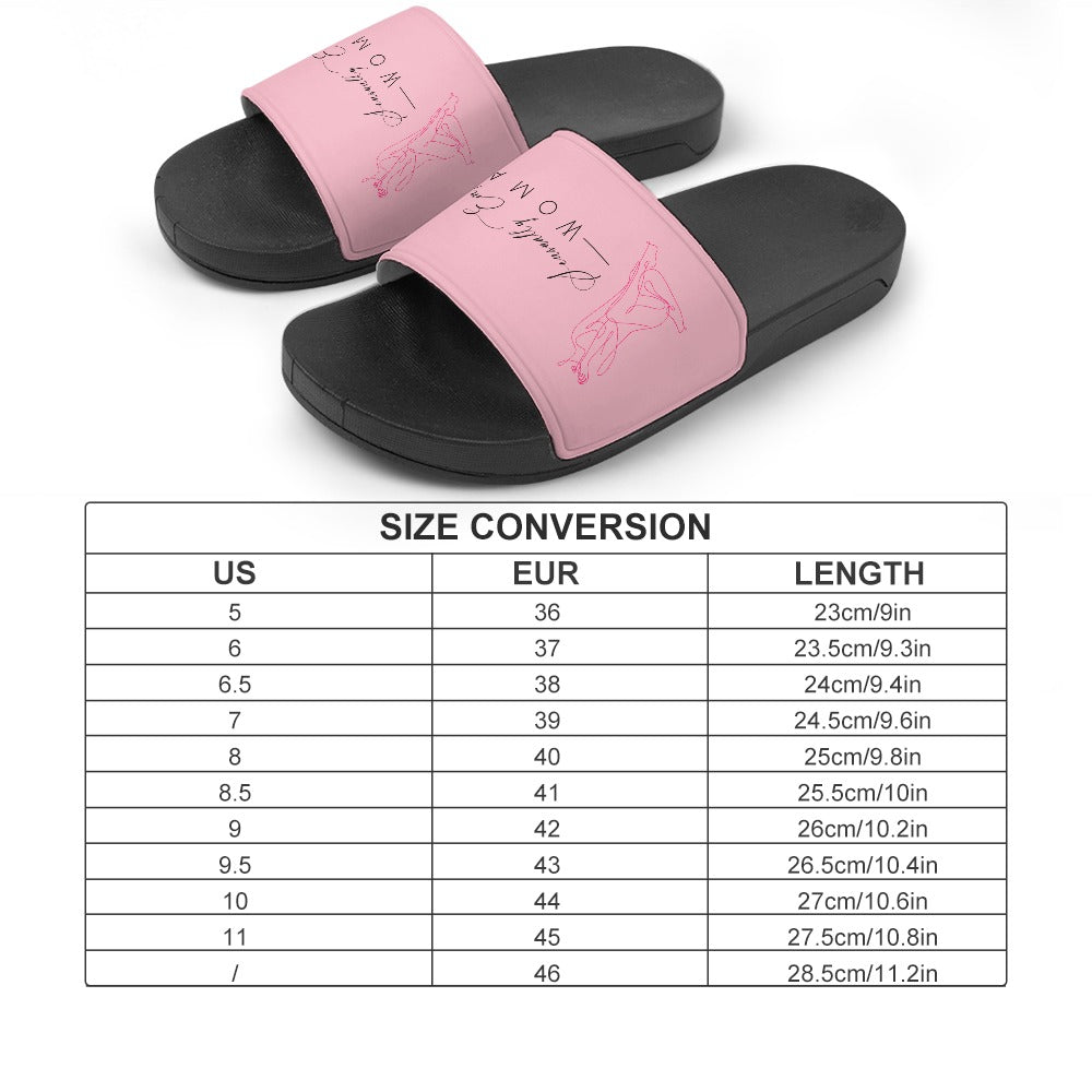 Sensually Empowered Woman home slippers (men's and women's)